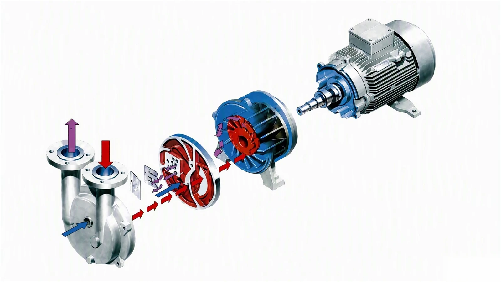 view drawing of monoblock water ring vacuum pump view drawing of monoblock water ring vacuum pump